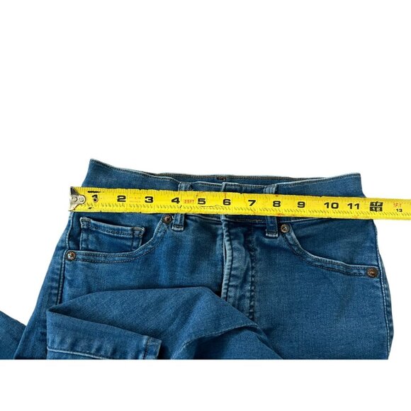 Express Jeans Womens Size 0 Mom Jean Super High Rise Stretch Medium Blue Denim - Picture 7 of 10